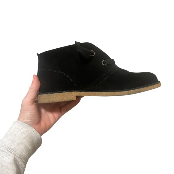 Lucky Brand Women’s Black Suede Chukka Boots Size 7 - Picture 1 of 6
